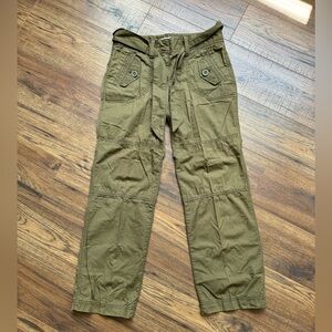 2P LOFT Army Green Cargo Pants
